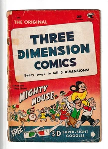Cómic de colección de St. John Three Dimension Comics Mighty Mouse 3-D Vol. 1 Nº 2 - Imagen 1 de 3