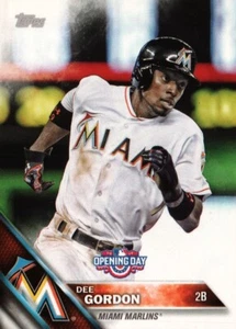 2016 Topps Opening Day #OD-129 - Dee Gordon - Miami Marlins 16-684 - Picture 1 of 2