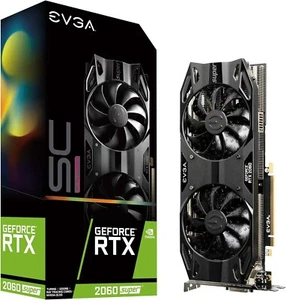 RTX 2060 Super 8GB Nvidia GeForce EVGA SC Ultra Graphics card - Picture 1 of 1