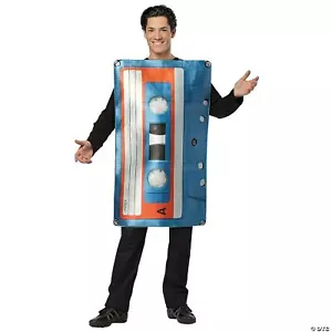 Adults Cassette Tape Costume - Picture 1 of 1