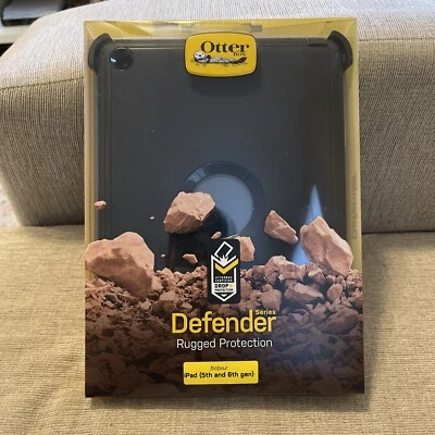 OtterBox Defender Case for Apple iPad 5th and 6th Generation - Black - Image 1 of 3
