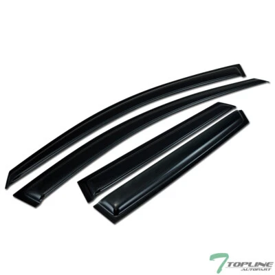 Topline For 2010-2013 Mazda 3 Hatchback Sun Rain Guard Vent Shade Window Visors - Imagem 1 de 4