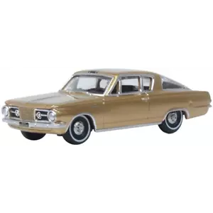 Oxford 1:87 Scale Plymouth Barracuda Gold 1965 - Picture 1 of 1