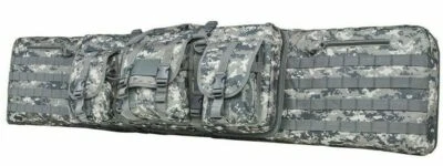 VISM Double Carbine Case 55" Tactical Dual Rifle Range Bag Shooting Hunting ACU - Image 1 of 4