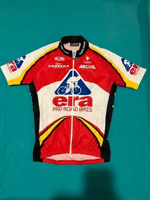 Nalini Era Pro Bikes Cyclist Jersey Adult Large Full Zip Front Made in Italy - Image 1 of 4