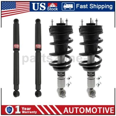 Strut w/ Coil Spring Assembly + Shocks For Chevrolet Suburban 4WD RWD 5.3L 2016 Foto 1 de 4