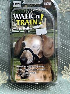 Coastal Walk 'n Train! Dog Head Halter X-Small Brn New