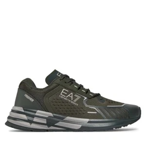 EA7 Sneakers EA7 Crusher Verde Militare Scarpe Uomo Nero 2023 - Bild 1 von 7