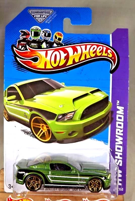 Ford Shelby GT500 Supersnake 2013 Hot Wheels #155 HW Showroom '10 verde con Pr5 Sp Foto 1 de 4