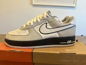 Size 10 - Nike Air Force 1 Black White - JD sports Euro UK 306353-912 - Picture 1 of 11