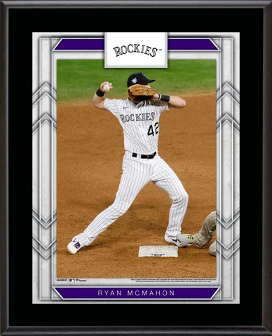 Ryan McMahon Colorado Rockies 10.5" x 13" Sublimated Player Plaque Cover
