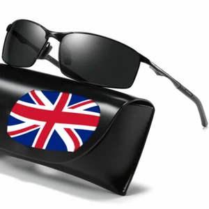 Aluminium HD Polarized Photochromic Sunglasses Men Chameleon Sun Glasses Driving - Picture 1 of 11
