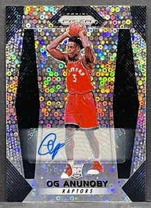 Prizm OG Anunoby 2017 - Fast Break Rookie RC autógrafo automático #38 NY Knicks - Imagen 1 de 2