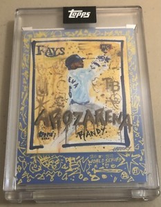 2020 Topps X Gregory Siff World Series ⚾️ Randy Arozarena Tampa Bay Rays ⚾️ RC 
