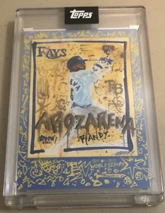 Topps X Gregory Siff World Series 2020  ️ Randy Arozarena Tampa Bay Rays  ️ radiocontrol  - Imagen 1 de 2
