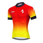 Mens Retro Cycling Jersey Short Sleeve Mtb Bicycle Tops Cycle Shirt Bike Uniform