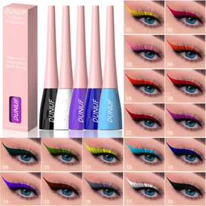 8Color Waterproof Liquid Eyeliner Vibrant Longwear Smudge-Proof Makeup for Women - Picture 1 of 31
