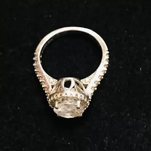 STERLING SILBER 925 K*STERN RING MIT SCHIMMERNDEN CZ STEINEN GR. 8 - Bild 1 von 6