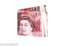 Queen Elizabeth II £ 50 BOB Geldbörse 50 Pfund RIP Erinnerungsstücke Geldbörse - Bild 1 von 4