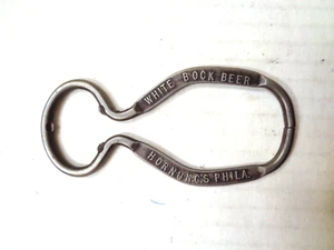 WHITE BOCK BIER FLASCHENÖFFNER VINTAGE 1935 LONDONDERRY ALE HORNUNG'S PHILA, PA - Bild 1 von 3