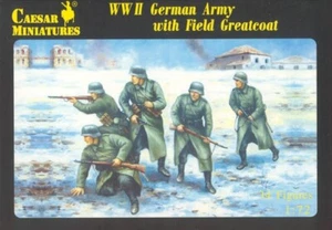 Caesar Miniatures #69 WWII German Army with Field Greatcoat 1/72 Scale 35 Figure - Picture 1 of 2