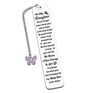 Daughter Bookmarks Back to School Supplies Birthday Gifts for Teens Women - Picture 1 of 6