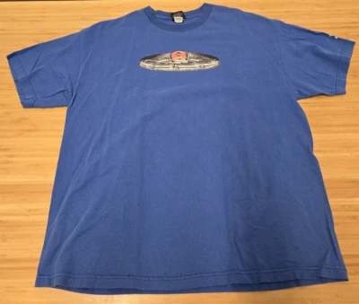 Camiseta Tocadiscos Vintage Años 90 Ciegos Patinetas Para Hombre XL Reaper Azul Patín Foto 1 de 4