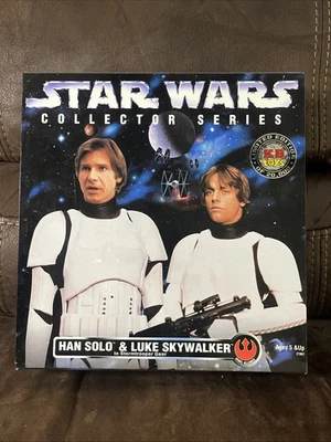 Star Wars Han Solo y Luke Skywalker en Stormtrooper Gear KB Toys Edición LTD Foto 1 de 4