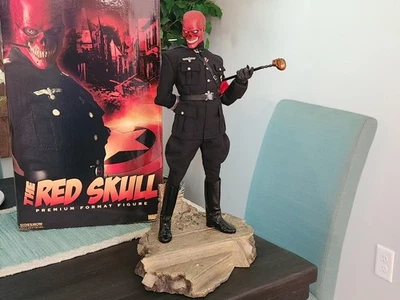 Figura Estatua Calavera Roja Sideshow Collectibles Formato Premium Marvel Comics #461 Foto 1 de 4