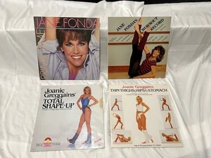 Vintage 1980s Jane Fonda Workout Records Columbia Joannie Greggains Rare Vinyl - Picture 1 of 8