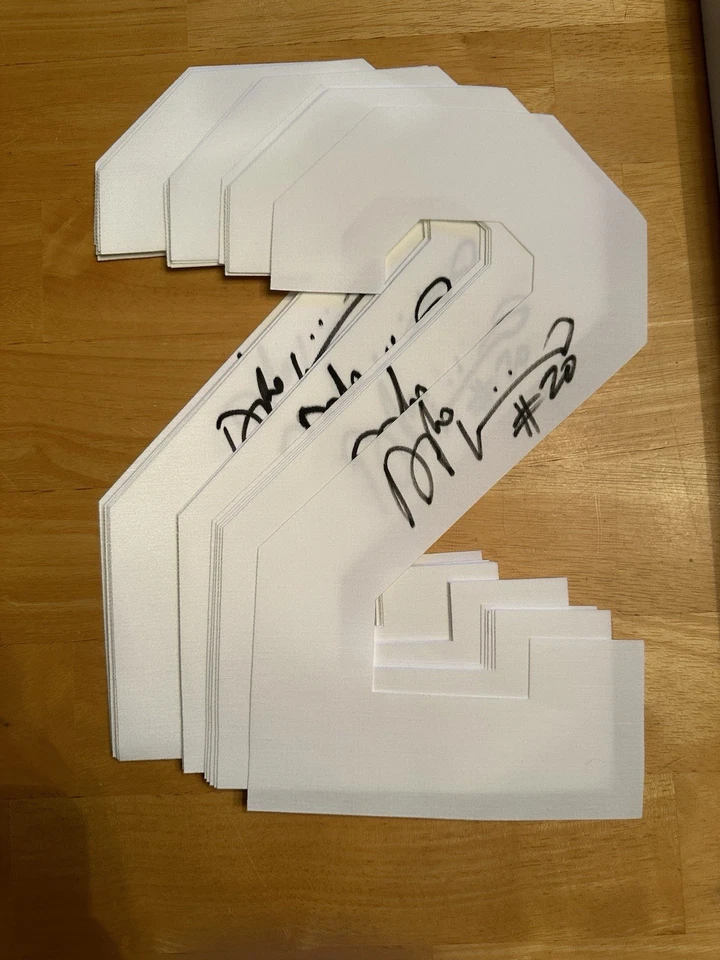 Números de camiseta de los Tigres de Memphis firmados por DEANGELO WILLIAMS (lote de 18) Foto 1 de 1