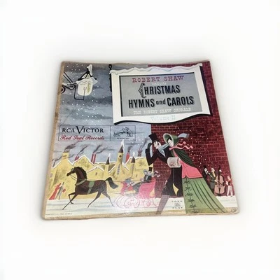 Victor Chorale Christmas Hymns and Carols 33 Red Label Record RCA Vinyl Lp Foto 1 de 4