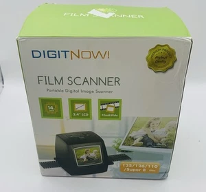NUOVO Digitnow scanner pellicola scansione vista conversione 135 126 110 Super 8 pellicola schermo 2,4" - Foto 1 di 7