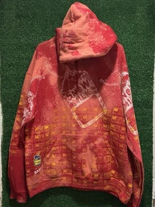 SNOW MILK Brooklyn Upcycled Jerzees AOP Hoodie 1 of 1 Hand Numbered #6521 Gr. L - Bild 1 von 8