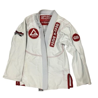 Kimono Gi Gracie Barra GB Equipe Storm Jiu-Jitsu EXCELENTE Solo Talla Y6 Foto 1 de 4