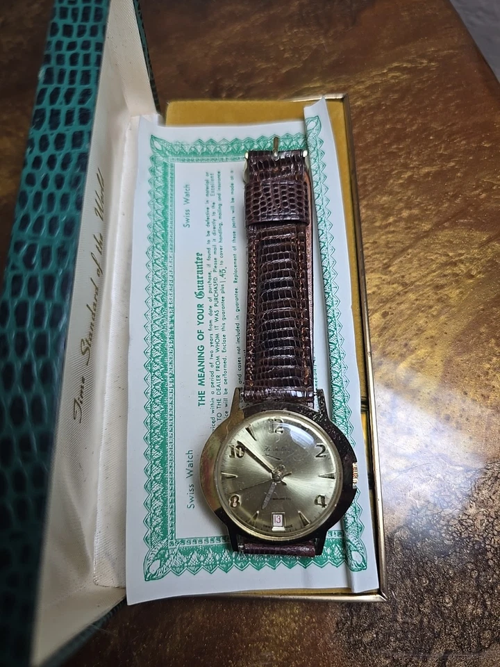 Reloj Hamilton Electra Hombre Vintage Movimiento Suizo Cuerda. ¿Necesitas trabajo? Foto 1 de 4