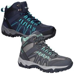 Hi-Tec Ladies Jaguar Waterproof Walking Boots Hiking Breathable Vegan Ankle Shoe - Picture 1 of 7