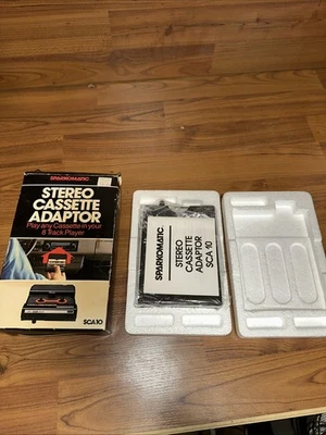 Adaptador de casete estéreo Sparkomatic SCA-10 8 pistas a casete Foto 1 de 4