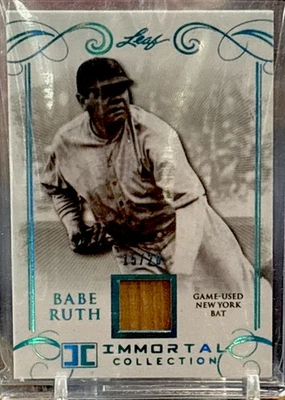 2017 Leaf Immortal Collection #YB-29 Babe Ruth Yankee Authentic Used Bat Relic! - Image 1 of 4