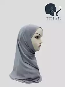 AL-Amira hijab-Women Muslim Jersey 2 Pcs Amera Hijab Islamic Arab Hijab - Picture 1 of 24