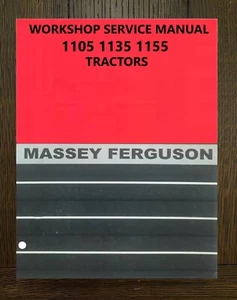 1105 1135 1155 MF Diesel Tractor Technical Workshop Repair Manual 1105 1135 1155 - Picture 1 of 17