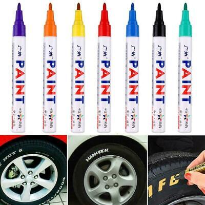 Paint Pen Marker Many Colours For Car Tyre Metal Glass Pens Permanent L7Q4 • 1.46€