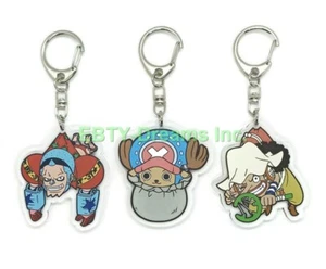 Juego de 3 llaveros de acrílico anime Franky Tony Chopper Usopp v1 - Imagen 1 de 2