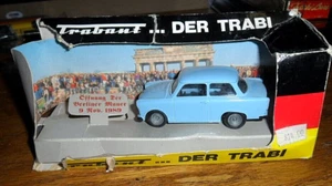 Vitesse 1/43 Scale Model Car V06400W Trabant Der Trabi BLUE Vintage Toy Half Box - Picture 1 of 6