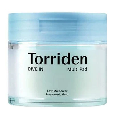 Torriden Dive In Low Molecular Hyaluronic Acid Multi Pad 80 Pads toner pads