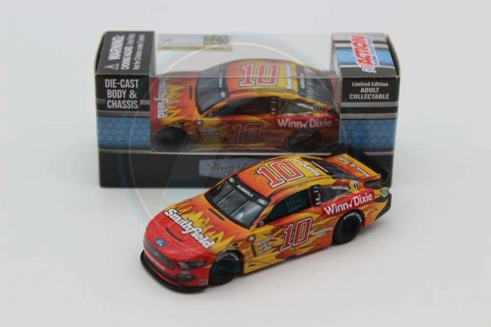Chasis diecast Nascar Aric Almirola 2021 Smithfield Darlington Throwback 1:64 Foto 1 de 1