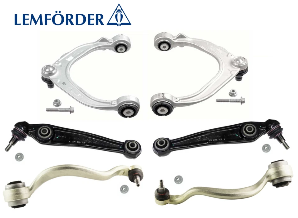 Kit inferior superior braço de controle dianteiro 6 peças Lemquire fabricante de equipamento original para BMW X5 X6 07-14 - Imagem 1 de 1