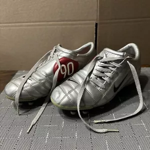Nike Total 90III Futbol Boots Soccer Cleats Grey Chrome 7.5 US 6.5 UK Nice! - Picture 1 of 15