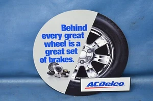 Adhesivo para letrero de pared AC/DELCO 23" GM detrás de cada rueda hay un gran juego de frenos - Imagen 1 de 10