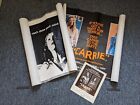 BRIAN DE PALMA DOUBLE BILL.CARRIE/THE FURY Quad Posters + 1 Item.